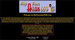 Desktop Screenshot of myfunasianwife.com