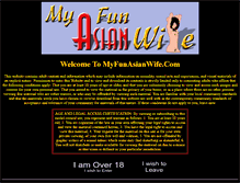 Tablet Screenshot of myfunasianwife.com